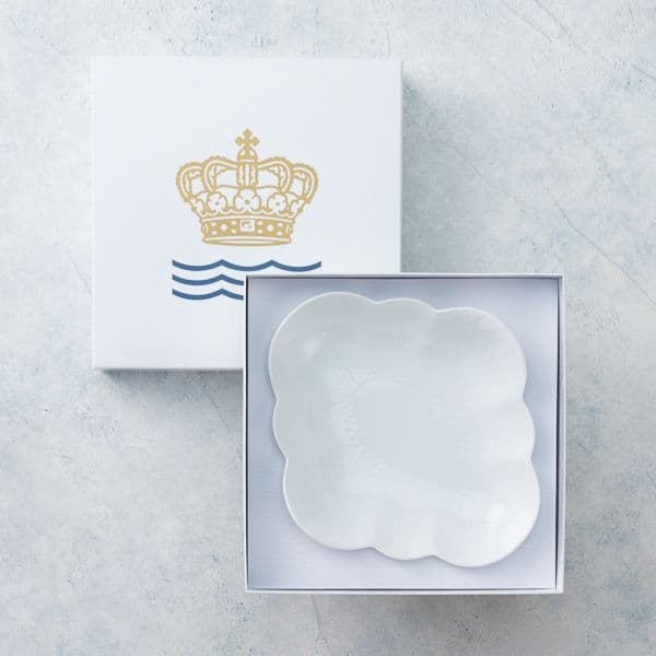 ホワイトパルメッテ フラワーボウル26cm