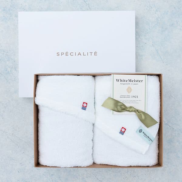 ホワイトマイスター フェイスタオル2P
