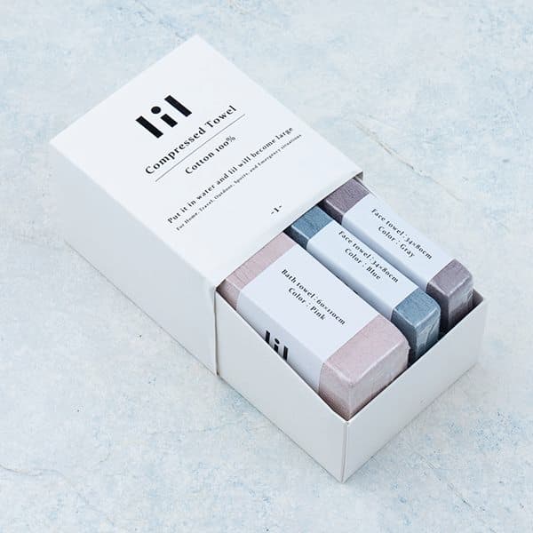 リル 圧縮タオル バス・フェイスセット