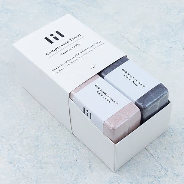 リル 圧縮タオル バス2P