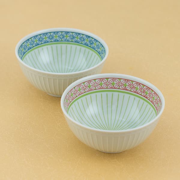 とくさ七宝文 ペアヌードルセット