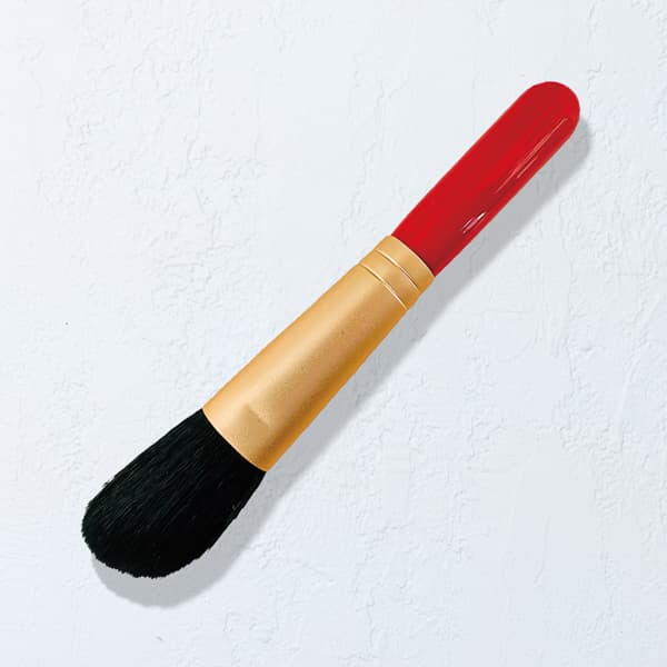 チークブラシ レッド