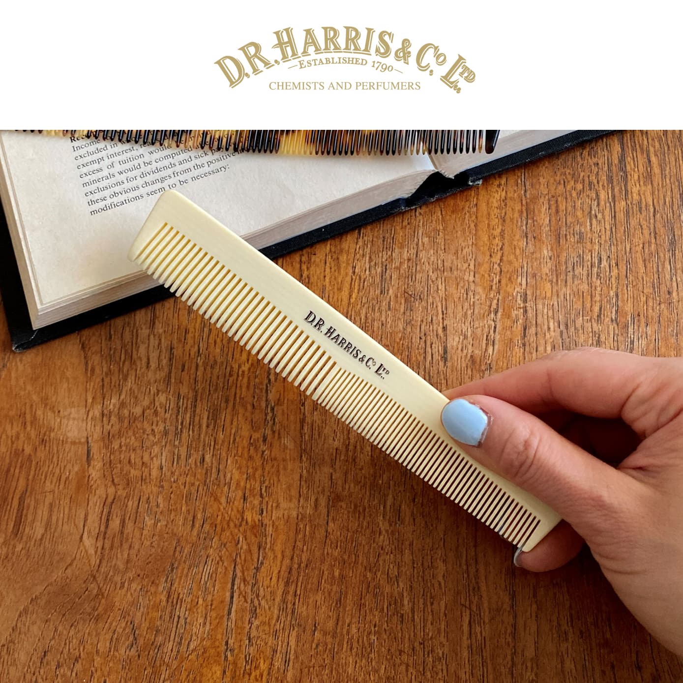 【ディーアールハリス】コーム/アイボリー