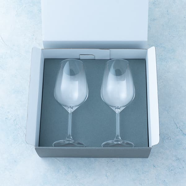 イタリア製 ペア ワイングラス(赤用)