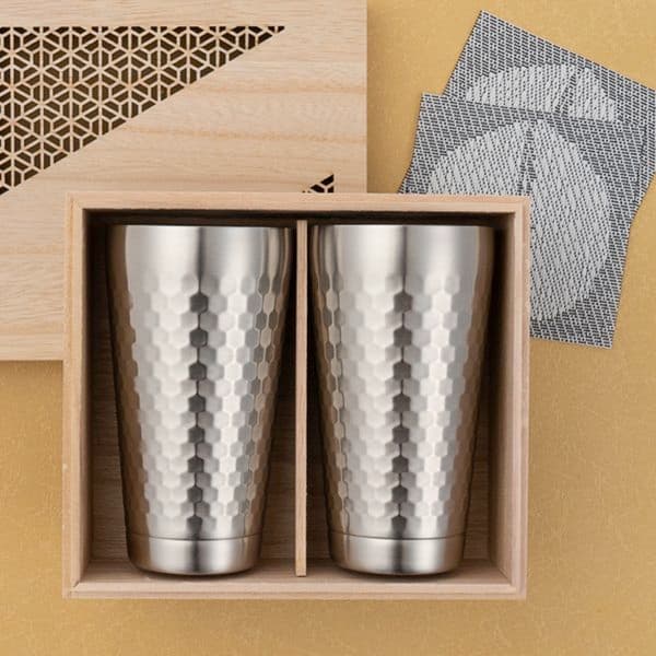 2層タンブラーペア 木箱入