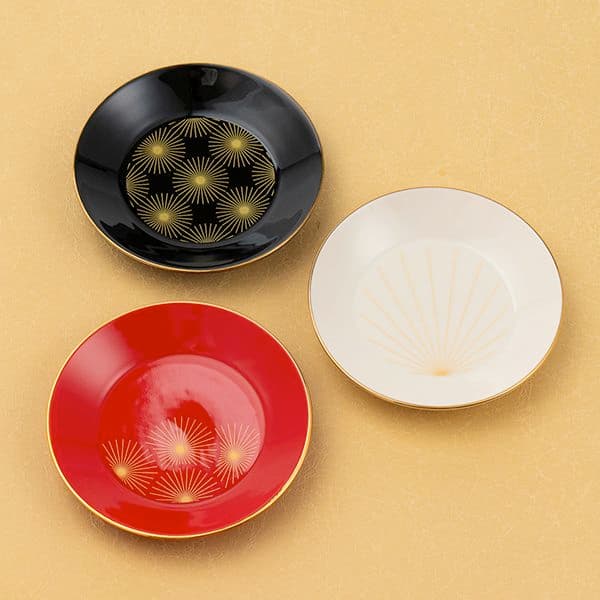 はなびより トリオプレートセット