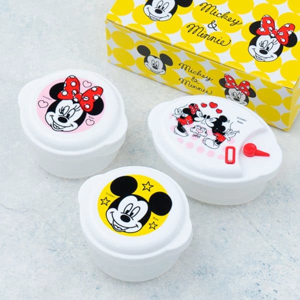 ミッキー&ミニーレンジ容器3点セット