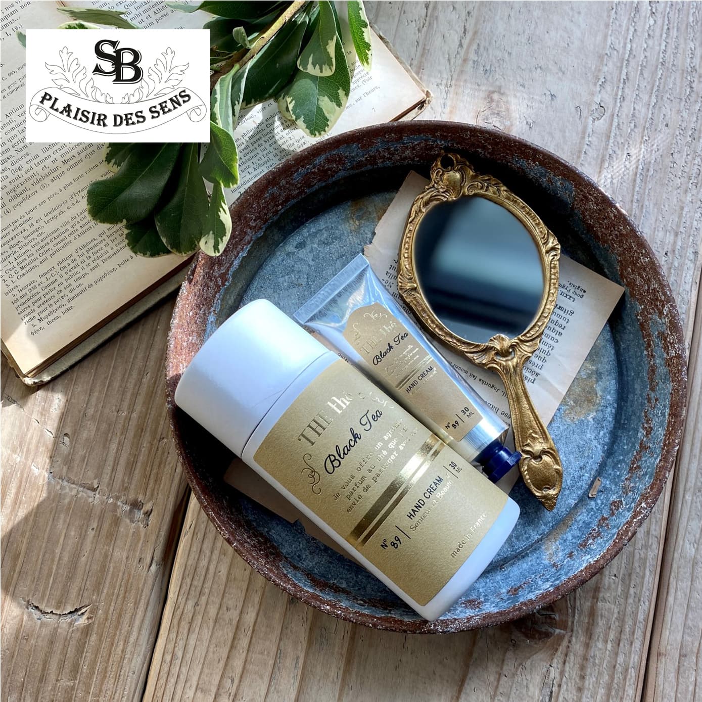 【サンタール・エ・ボーテ】ハンドクリーム&ピローミスト/ブラックティー